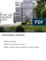 Tort Revision 2019