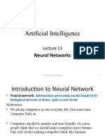 Artificial Intelligence: Neural Networks