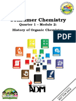 Consumer Chemistry: Quarter 1 - Module 2: History of Organic Chemistry