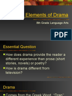 The Elements of Drama: 8th Grade Language Arts