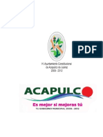 Gaceta Municipal Acapulco Año - II - Vol - I