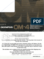Olympus OM4 User Manual English