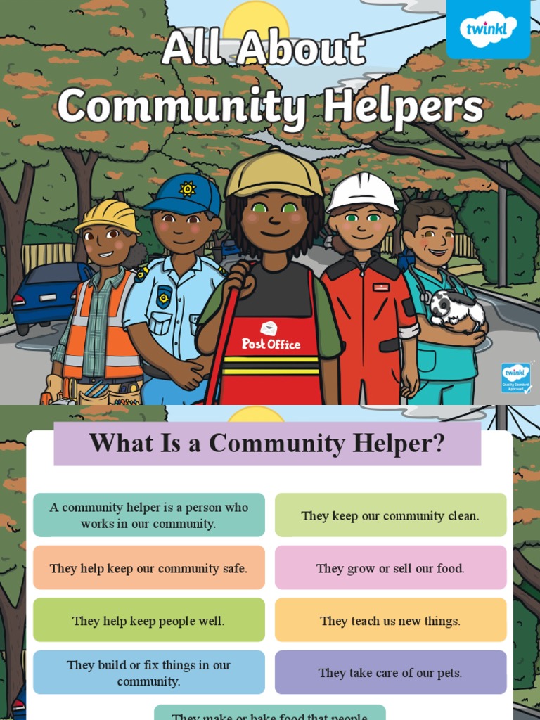 Understanding Community Helpers | PDF | Bakery | Hairdresser