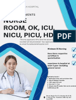 Navy Blue Geometric Medical Hospital Flyer