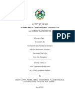 A Study On The Use of Performance Evaluation of University of San Carlos Training Hotel