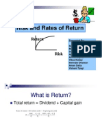 Risk and Rates of Returns (FM PPT) by Vikas