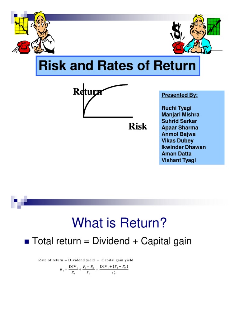 Risk and Rates of Returns (FM Ppt) by Vikas Beta (Finance