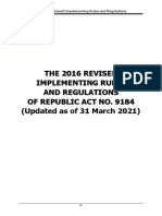 Updated 2016 IRR_31 March 2021 Re Government Procurement Act