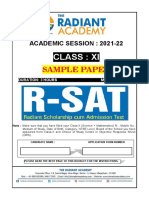 R-Sat - Ja Sample Paper
