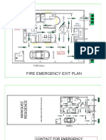 Fire Emergency Exit Plan: Firewall