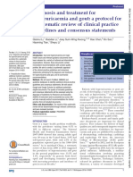 Diagnosis and Treatment For Hyperuricaemia and Gout: A Protocol For A Systematic Review of Clinical Practice Guidelines and Consensus Statements