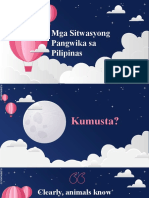 Mga Sitwasyong Pangwika Sa Pilipinas