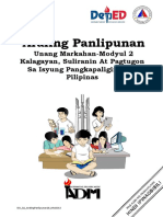 AP 10 Q1 Module 2 Kalagayan Suliranin at Pagtugon Sa Isyung Pangkapaligiran Sa Pilipinas Reformatted