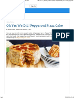 Oh Yes We Did! Pepperoni Pizza Cake: Sign Up For Pillsbury's Email Sign Up