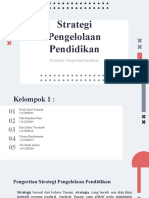 Strategi Pengelolaan Pendidikan