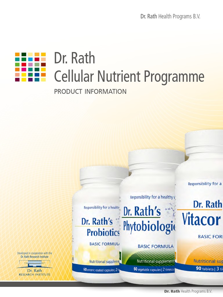 Dr. Rath Cellular Nutrient Programme: Product Information | PDF ...