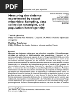 Lejbowicz,Trachman-Measuring the violence experienced by sexual minorities