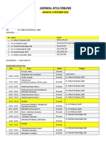 Jadwal Atls Online 3 Oktober 2021, JKT-2