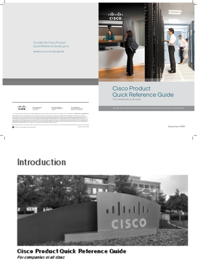 Reference Guide September 2009 | PDF | Cisco Systems | Wireless Access ...