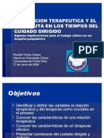 El Terapeuta y La Relacion Terapeutica 2