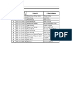 BS Zoology (Morning) 2020-2024: Sr. # Name(s) Father's Name Provisional Registration No