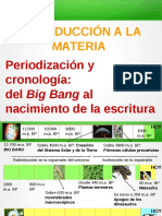 Periodización y Cronología - Del Big Bang Al Nacimiento de La Escritura