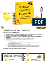 Weekly Mindme Planner _ by Slidesgo