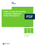 Public Private Partnership in National Highways: Indian Perspective
