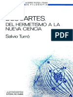 Salvio Turró - Descartes. Del Hermetismo a La Nueva Ciencia. Barcelona_Anthropos