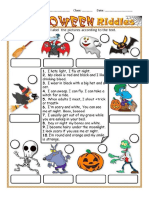 Halloween Riddles Ws Fun Activities Games - 59627