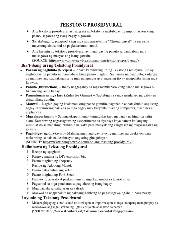 Tekstong Prosidyural | PDF