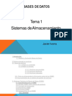 Tema 1 - Sistemas de Almacenamiento - 2021