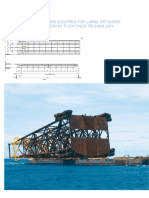 Launching/Cargo Barge Equipped For Large Offshore Structures Installation by Floatover Technology