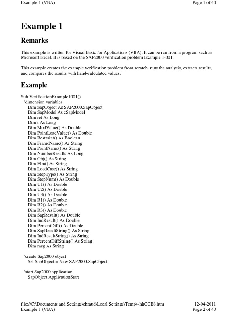 API Examples | PDF | Pointer (Computer Programming) | Visual Basic For ...
