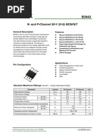 N-And P-Channel 30-V (D-S) MOSFET: General Description Features