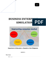 Business Enterprise Simulation: Department of Education Republic of The Philippines
