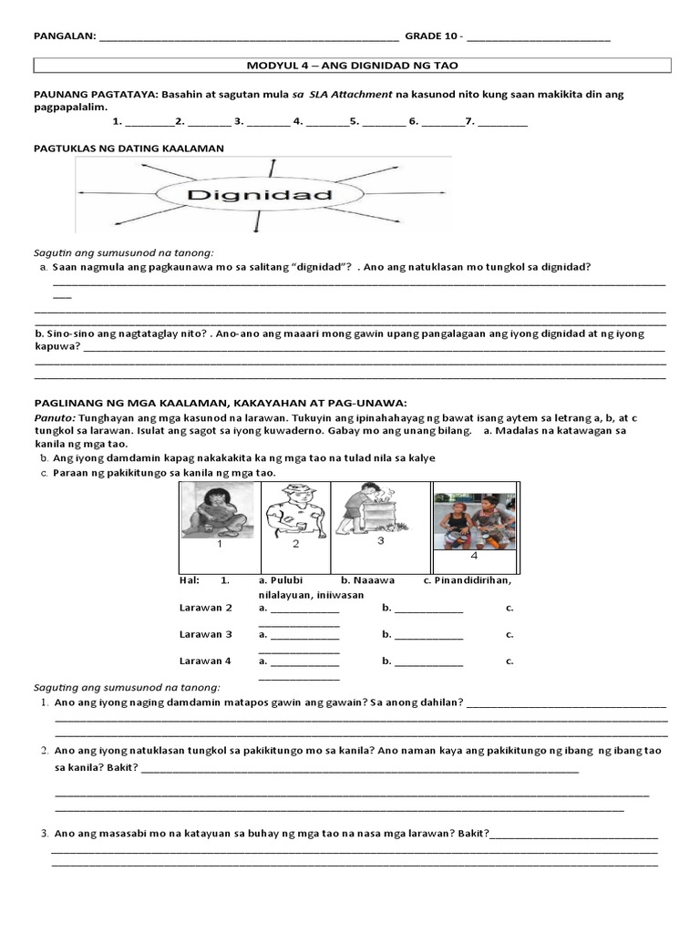 EsP Module 4 | PDF