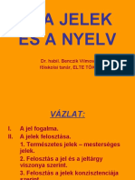 01.tetel-A JELEK ES A NYELV