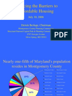 Reducing The Barriers To Affordable Housing: July 10, 2006