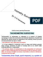 Advance Surveying (CE4G) - Tacheometric-Surveying