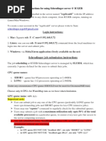 Instructions To Use Schrodinger Server For CPU and GPU Jobs June2019