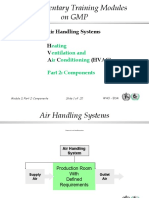Supplementary Training Modules On GMP: Air Handling Systems H V A C (HVAC)