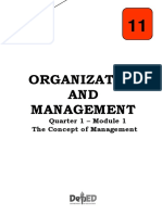 Organization and Management Quarter 1 Week 1