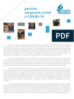 Proyecto de Scouts de Argentina Frente a La Emergencia Social Relacionada Al COVID-19
