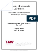 Doutoramento - Hard vs. Soft Law Shaffer 2012