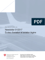 Newsletter 01 2017 Écoles d’aviation et aviation légère