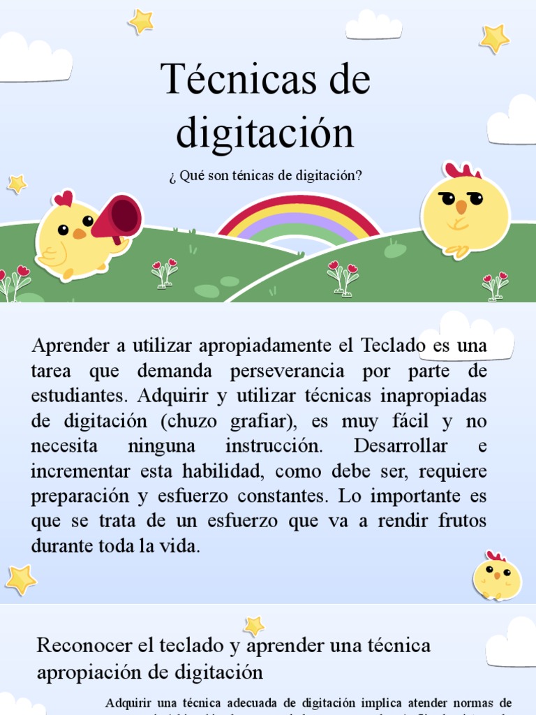 Técnicas de Digitación Efectivas | PDF | Color | Factores humanos y ...