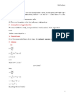  Problem Statement:: u= ∂ (ψ) ∂ y u= ∂ ∂ y ax by+ cx) u=0+b+ 0 u=b