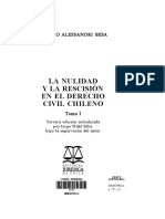 16194 Alessandri Besa Arturo La Nulidad y La Rescisión en El Derecho Civil Chileno Tomo I