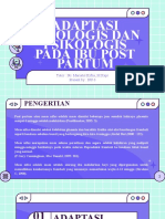 Iss 6 Adaptasi Fisiologis Dan Psikologis Pada Ibu Post Partum